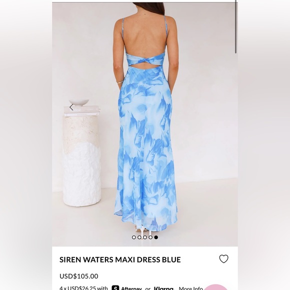 Hello Molly Sirens Water Blue Dress - Picture 2 of 4